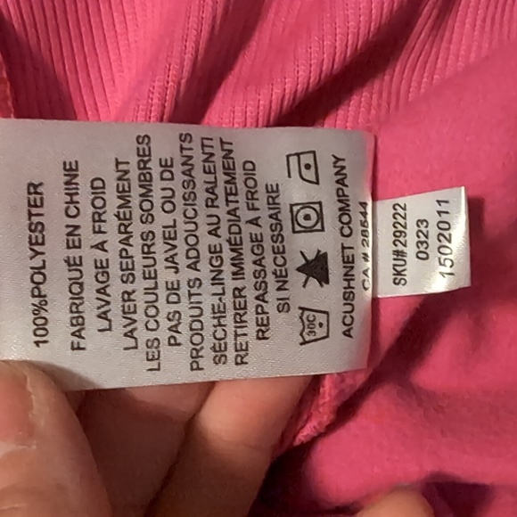 Asymmetric Full-Zip Pink Fleece Women-Size small - Picture 9 of 12